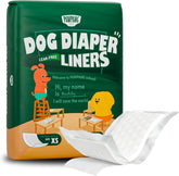 Disposable Dog Diaper Liners Booster Pads for Male & Female Dogs, 100Ct, 5 Sizes Options, Doggie Diaper Inserts Fit Most Types of Dog Diapers - Pet Belly Bands & Male Wraps (X-Small(100Ct))