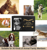 pet urns for dogs and catsPet Urns for Dogs or Cats - Dog Keepsake Box, Cremation Urn with Photo Frame, Large Wooden Urn (170 Cubic Inches)