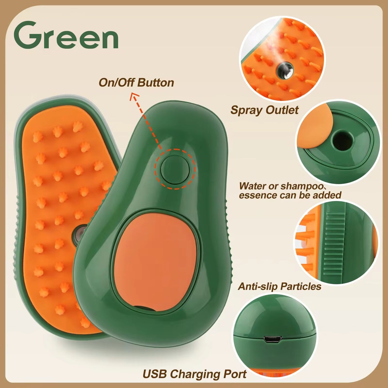 electric pet grooming brush3 in 1 Pet Brush Cat Steam Brush Comb Dog Brush Electric Spray Cat Hair Brushes Massage Pet Grooming Hair Removal Combs