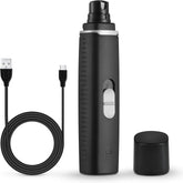 professional dog nail grinderDog Nail Grinder Upgraded - Professional 2-Speed Electric Rechargeable Pet Nail Trimmer Painless Paws Grooming & Smoothing for Small Medium Large Dogs & Cats