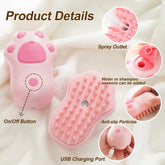 electric pet grooming brush3 in 1 Pet Brush Cat Steam Brush Comb Dog Brush Electric Spray Cat Hair Brushes Massage Pet Grooming Hair Removal Combs