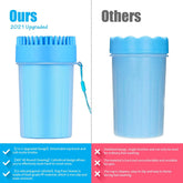 Dog Paw Cleaner Set, 2 in 1 Silicone Dog Paw Washer Cup for Grooming Muddy Paws, Dog Grooming Dog Cleaning Dog Foot Washer for Dog Cat (6.5 Inch)