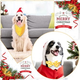Large dog collar cuteLarge Dogs Collar Cute, Girl Dog Collar with Bow Tie, Fall Dog Bandana Collar, Bowtie Dog Collar for Medium Dogs, Female Dog Collar Christmas, Dog Girl Collar Yellow for Medium and Large Dogs
