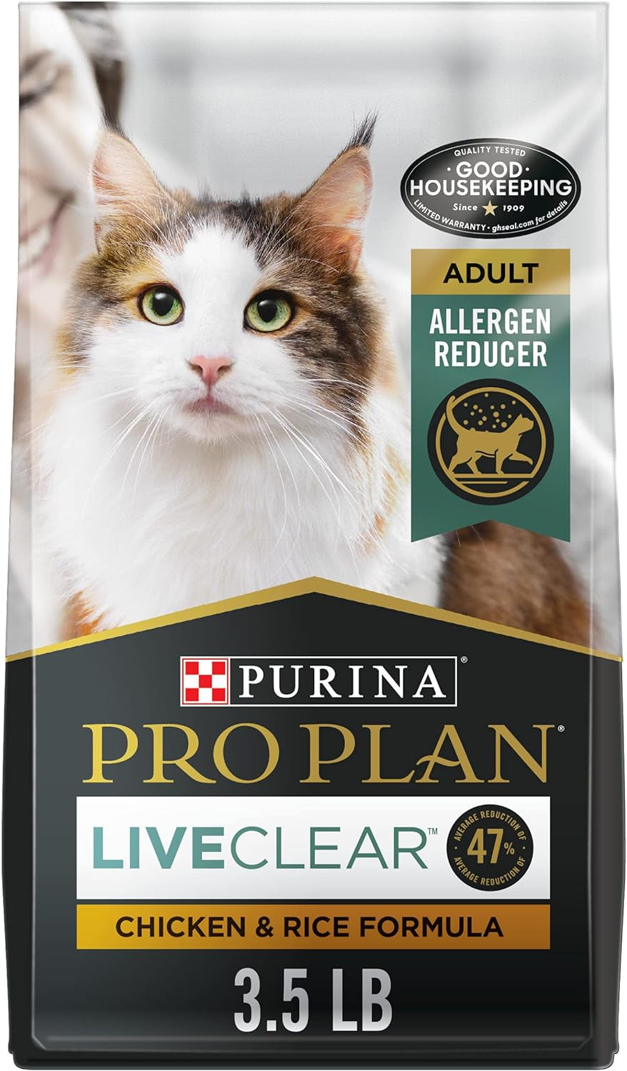 Allergen Reducing High Protein Cat FoodAllergen Reducing, High Protein Cat Food, LIVECLEAR Chicken and Rice Formula - 3.5 Lb. Bag