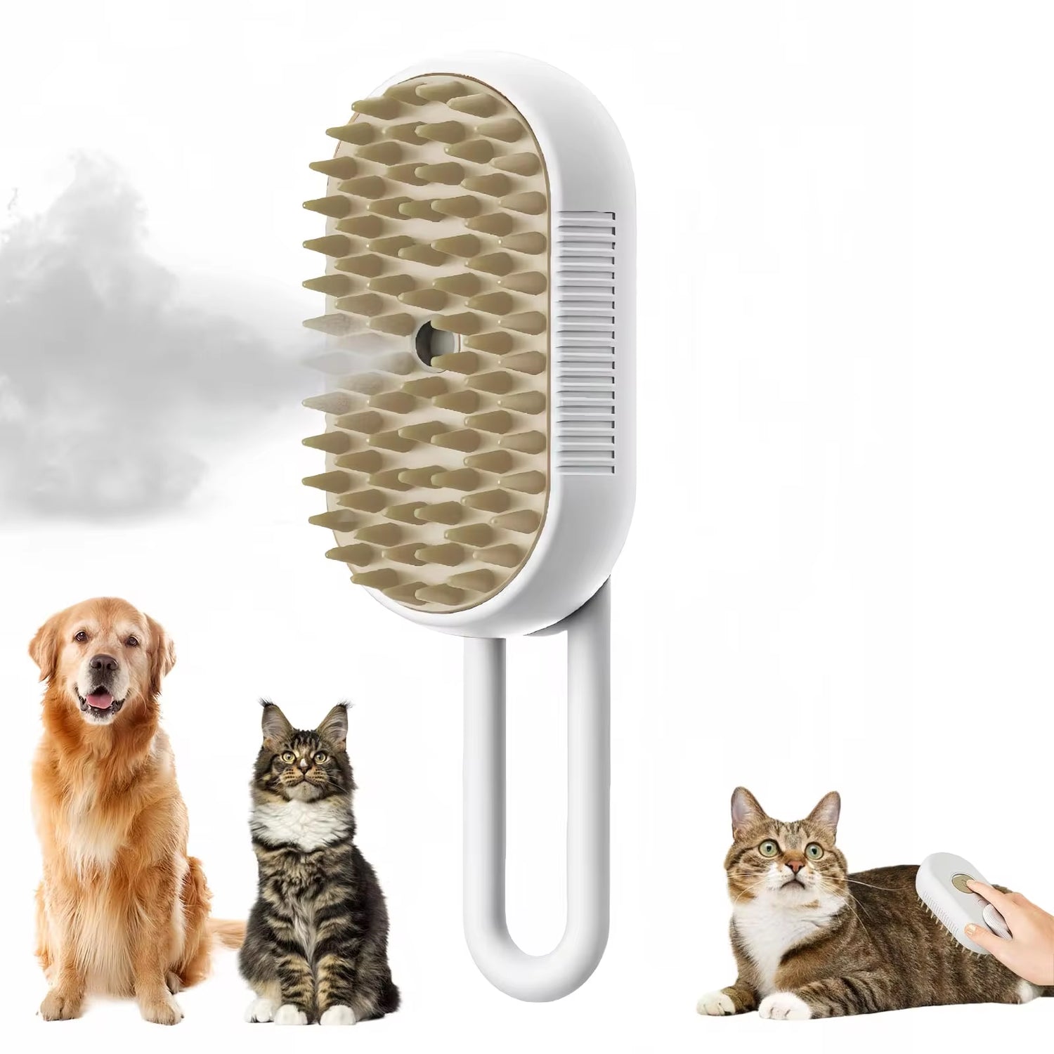 electric pet grooming brush3 in 1 Pet Brush Cat Steam Brush Comb Dog Brush Electric Spray Cat Hair Brushes Massage Pet Grooming Hair Removal Combs