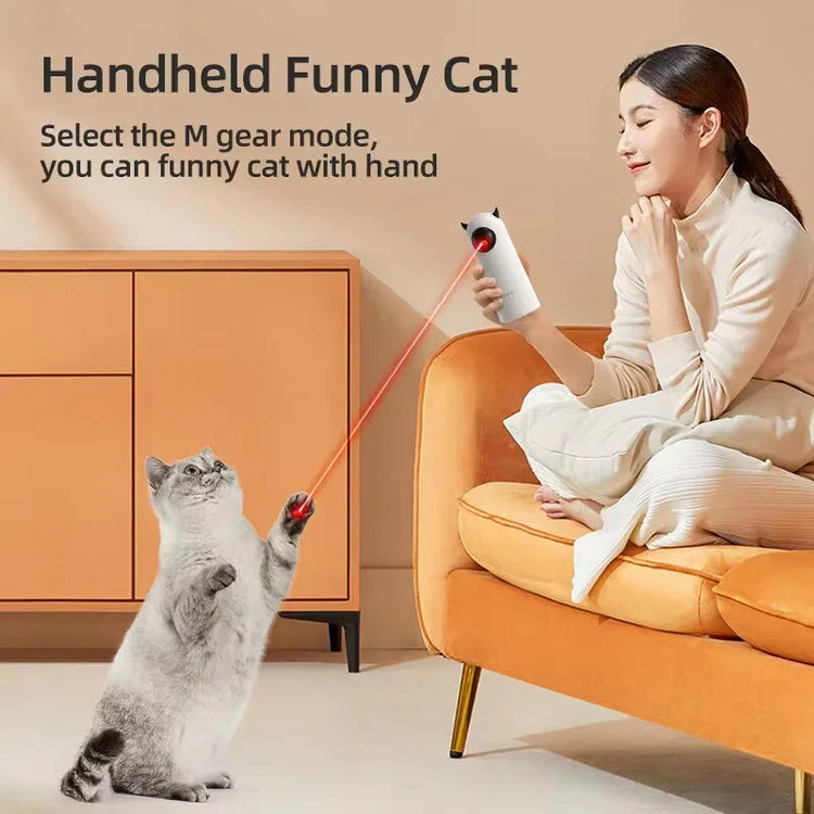 Automatic Interactive LED Laser Cat ToyAutomatic Cat Toy – Interactive Smart LED Laser