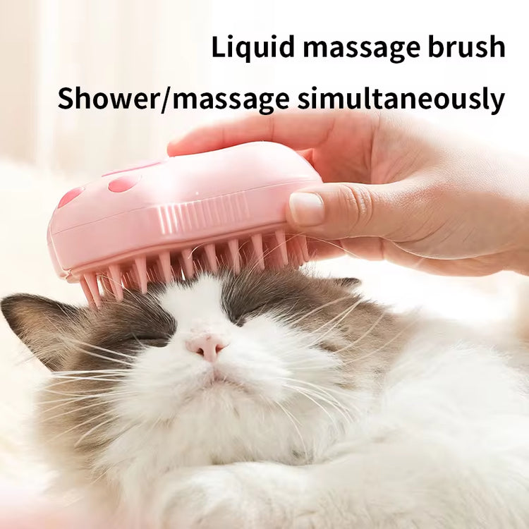 electric pet grooming brush3 in 1 Pet Brush Cat Steam Brush Comb Dog Brush Electric Spray Cat Hair Brushes Massage Pet Grooming Hair Removal Combs