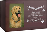 pet memorial urn with photo framePet Memorial Keepsake - Cat or Dog Urn with Photo Frame, Wooden Bamboo Urn for Memorial Gifts