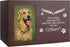 pet memorial urn with photo framePet Memorial Keepsake - Cat or Dog Urn with Photo Frame, Wooden Bamboo Urn for Memorial Gifts