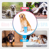 Dog Paw Cleaner Set, 2 in 1 Silicone Dog Paw Washer Cup for Grooming Muddy Paws, Dog Grooming Dog Cleaning Dog Foot Washer for Dog Cat (6.5 Inch)