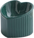 tilted elevated ceramic cat bowlsDark Green Ceramic Raised Cat Bowls, Tilted Elevated Food or Water Bowls, Stress Free, Backflow Prevention, Dishwasher and Microwave Safe, Lead & Cadmium Free