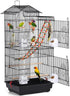39-Inch Roof Top Large Flight Parrot Bird Cage for Small Quaker Parrot Cockatiel Sun Parakeet Green Cheek Conure Budgie Finch Lovebird Canary Pet Bird Cage W/Toys